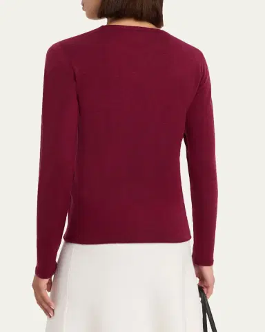 Majestic Filatures Machine Washable Cashmere Crewneck Pullover | Thumbnail 95