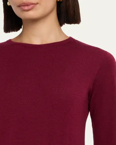 Majestic Filatures Machine Washable Cashmere Crewneck Pullover | Thumbnail 97