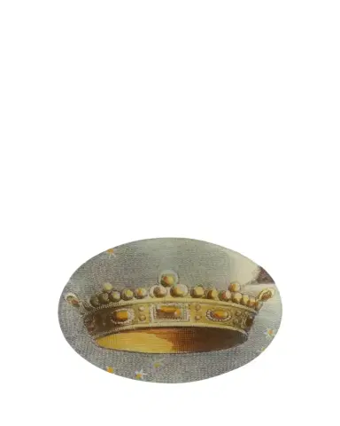 John Derian Crown Decorative Oval Tray | Thumbnail 1