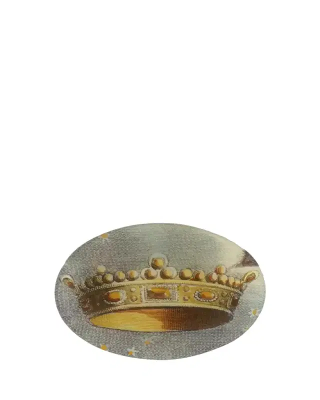 John Derian Crown Decorative Oval Tray