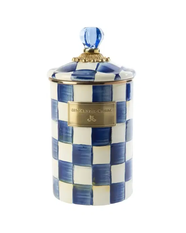 Royal Check Large Canister