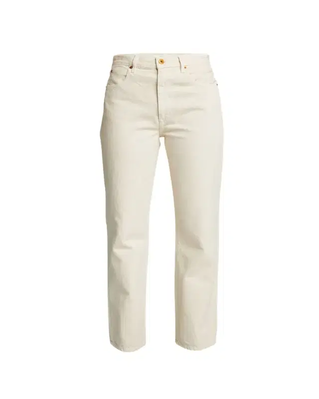London High-Rise Straight-Leg Jeans