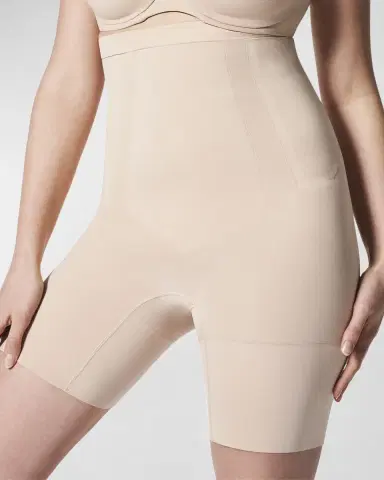 Spanx SPANXsculpt OnCore High-Waisted Mid-Thigh Shorts | Thumbnail 2