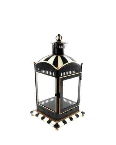 MacKenzie-Childs Courtly Stripe Large Candle Lantern | Thumbnail 1