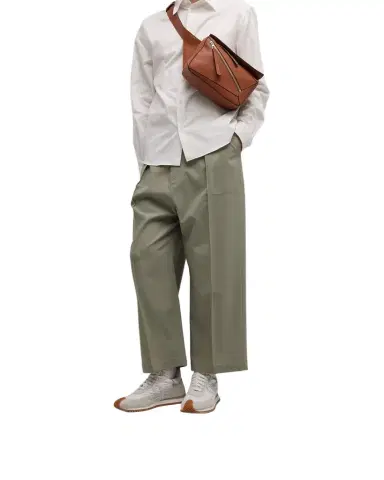 Loewe Men's Flow Runner 2.0 Nylon and Suede Sneakers | Thumbnail 1