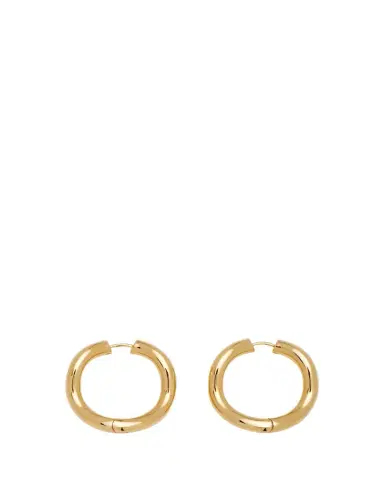 Charlotte Chesnais Maxi Wave Hoop Earrings in Gold Vermeil | Thumbnail 1