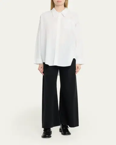 R13 Drop Neck Oxford Shirt | Thumbnail 2