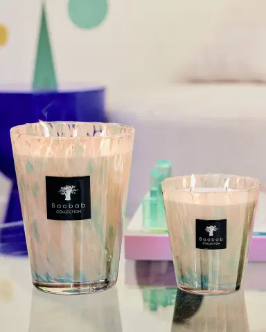 Baobab Collection Max 16 Sapphire Pearls Scented Candle | Thumbnail 3
