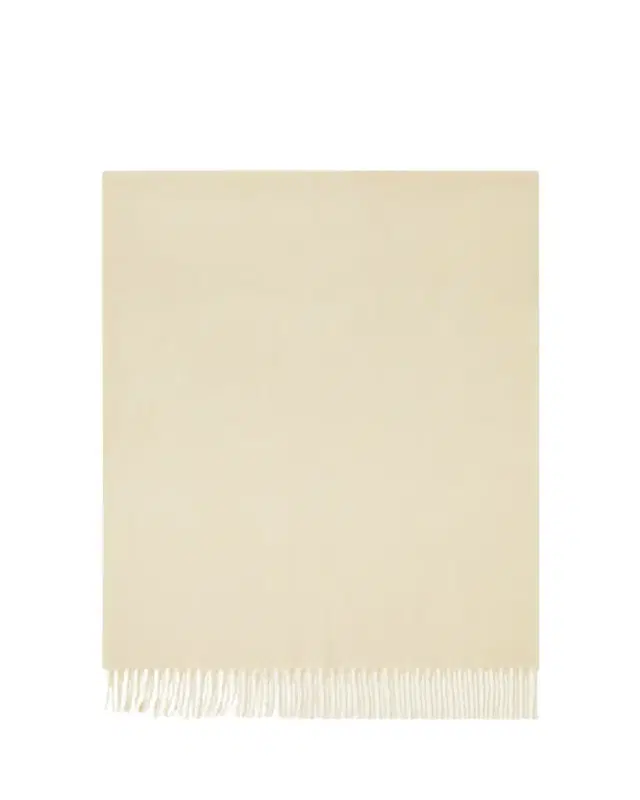 Cashmere Sciarpa Two-Tone Fringe-Trim Scarf