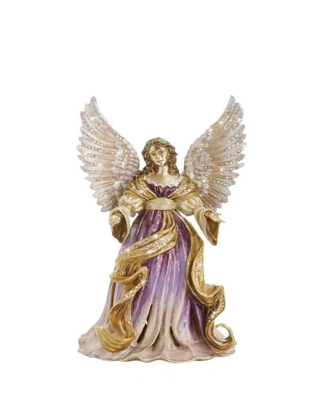 Jay Strongwater Renaissance Angel Musical Figurine