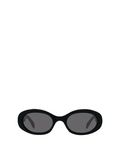 Celine Triomphe Logo Oval Acetate Sunglasses | Thumbnail 1 Celine Triomphe Logo Oval Acetate Sunglasses | Thumbnail 1