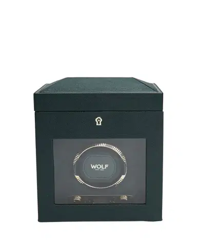 Wolf British Racing Single Watch Winder with Storage | Thumbnail 1 Wolf British Racing Single Watch Winder with Storage | Thumbnail 1