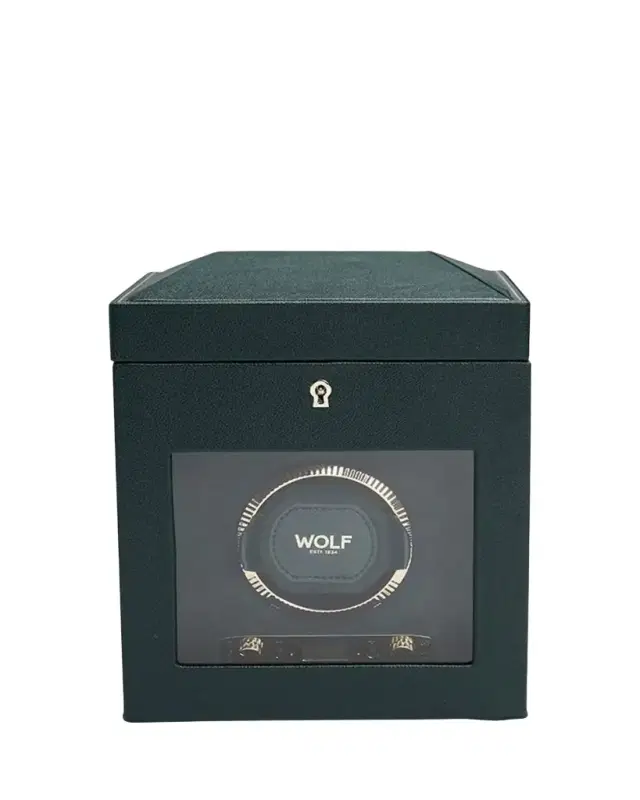 WOLF British Racing Single Watch Winder with Storage