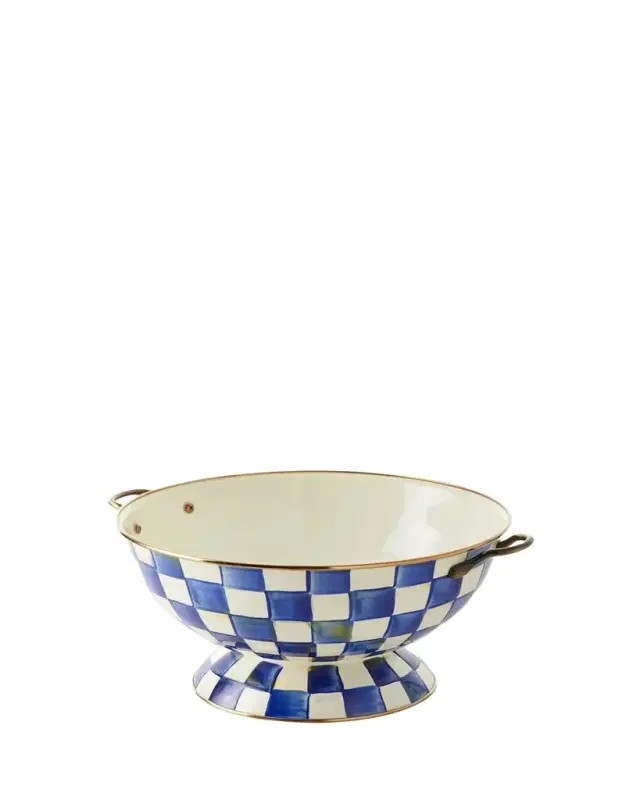 MacKenzie-Childs Royal Check Everything Bowl
