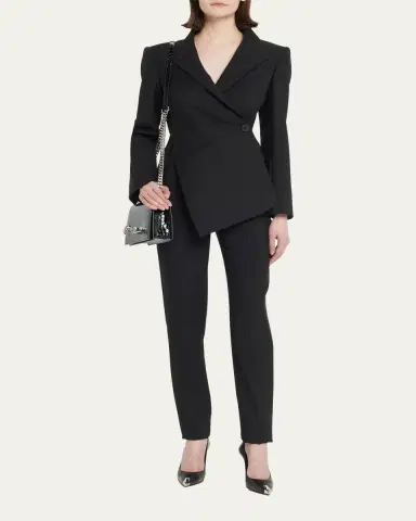 Alexander McQueen Shiny Croc-Embossed Jeweled Shoulder Bag | Thumbnail 5 Alexander McQueen Shiny Croc-Embossed Jeweled Shoulder Bag | Thumbnail 5
