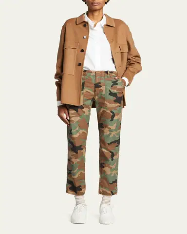 Nili Lotan Jenna Cropped Raw-Edge Pants | Thumbnail 10