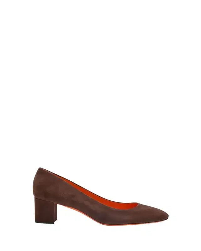 Flight Suede Block-Heel Pumps