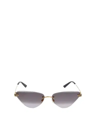 Cartier Panthère Rimless Cat-Eye Metal Sunglasses | Thumbnail 1