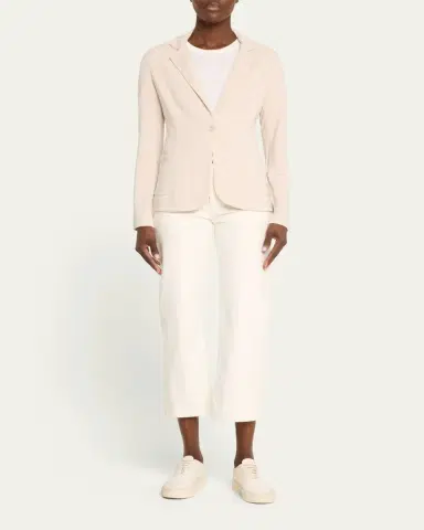MAJESTIC FILATURES French Terry One-Button Blazer | Thumbnail 2
