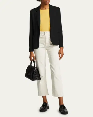 MAJESTIC FILATURES French Terry One-Button Blazer | Thumbnail 6