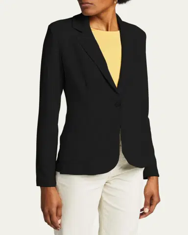 MAJESTIC FILATURES French Terry One-Button Blazer | Thumbnail 8
