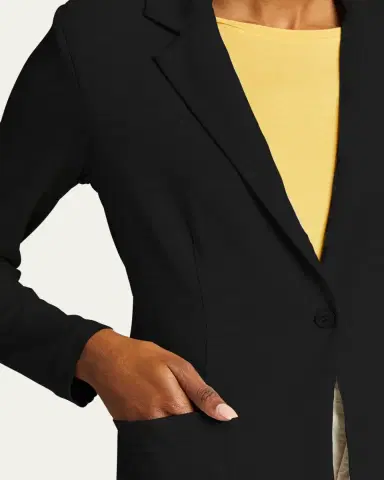 MAJESTIC FILATURES French Terry One-Button Blazer | Thumbnail 9
