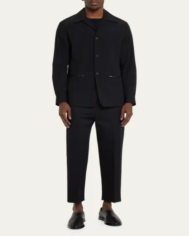3.1 Phillip Lim Men's Zip-Pocket Work Jacket | Thumbnail 2 3.1 Phillip Lim Men's Zip-Pocket Work Jacket | Thumbnail 2