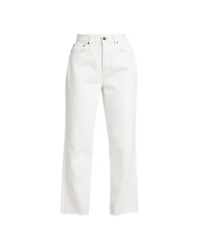 GRLFRND Cassidy Cropped Raw Hem Jeans