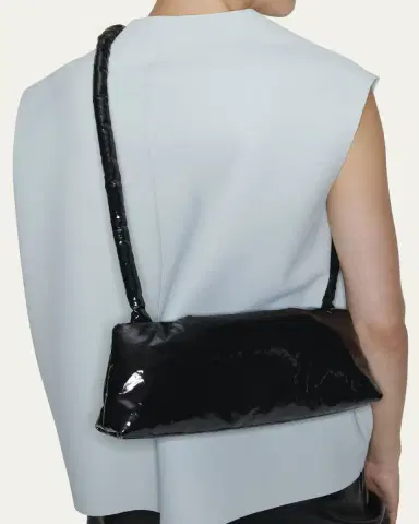 Kassl Knot Padded Oil-Coated Shoulder Bag | Thumbnail 2 Kassl Knot Padded Oil-Coated Shoulder Bag | Thumbnail 2
