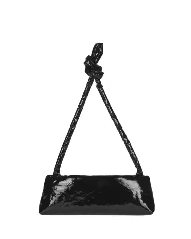 Kassl Knot Padded Oil-Coated Shoulder Bag | Thumbnail 1 Kassl Knot Padded Oil-Coated Shoulder Bag | Thumbnail 1