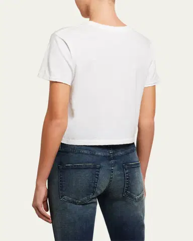 AMO Denim Babe Cropped Tee | Thumbnail 3