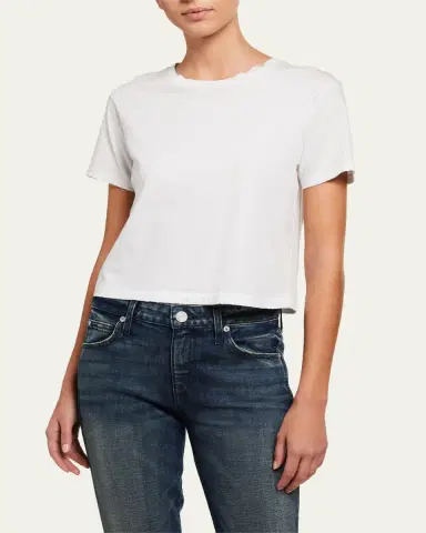 AMO Denim Babe Cropped Tee | Thumbnail 4