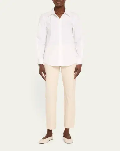 Lafayette 148 New York Wright Stretch Cotton Shirt | Thumbnail 2 Lafayette 148 New York Wright Stretch Cotton Shirt | Thumbnail 2