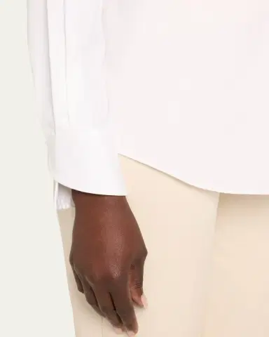 Lafayette 148 New York Wright Stretch Cotton Shirt | Thumbnail 5 Lafayette 148 New York Wright Stretch Cotton Shirt | Thumbnail 5