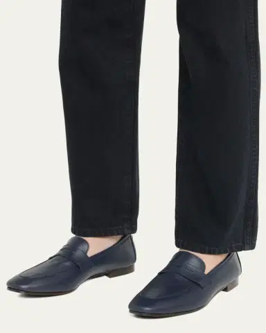 Bougeotte Flaneur Calfskin Penny Loafers | Thumbnail 2 Bougeotte Flaneur Calfskin Penny Loafers | Thumbnail 2