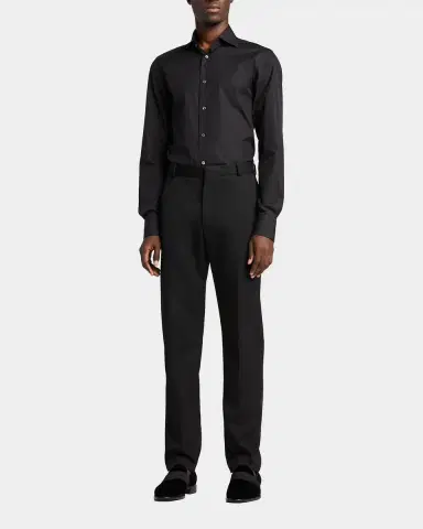 Santoni Men's Isomer Grosgrain Velvet Formal Loafers | Thumbnail 2