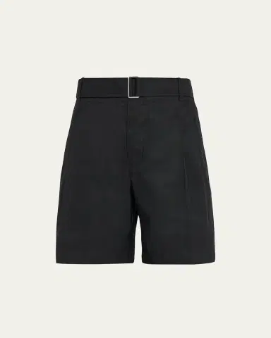 3.1 Phillip Lim Men's Pleated Self-Belt Tailored Shorts | Thumbnail 6