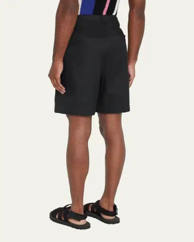 3.1 Phillip Lim Men's Pleated Self-Belt Tailored Shorts | Thumbnail 8