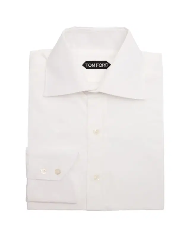 Men's Cotton Barrel-Cuff Dress Shirt