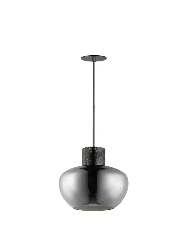Studio M Mat Sanders design from  Incognito 14" Pendant - Mirror Smoke/Gunmetal