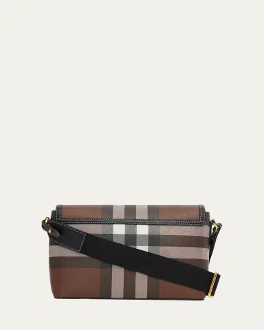 Burberry Note Giant Check E-Canvas Crossbody Bag | Thumbnail 7 Burberry Note Giant Check E-Canvas Crossbody Bag | Thumbnail 7