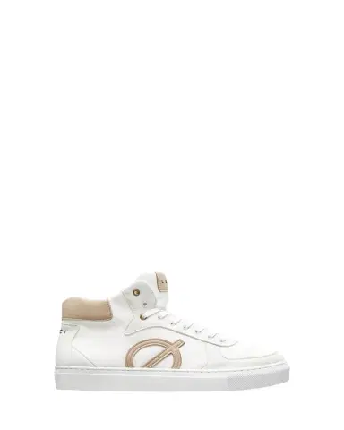 LOCI Eleven Colorblock High-Top Court Sneakers - Made with Recycled Nylon | Thumbnail 1 LOCI Eleven Colorblock High-Top Court Sneakers - Made with Recycled Nylon | Thumbnail 1