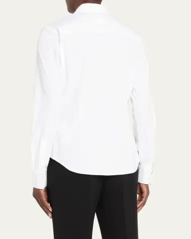 Lafayette 148 New York Button-Down Spread-Collar Shirt | Thumbnail 3 Lafayette 148 New York Button-Down Spread-Collar Shirt | Thumbnail 3