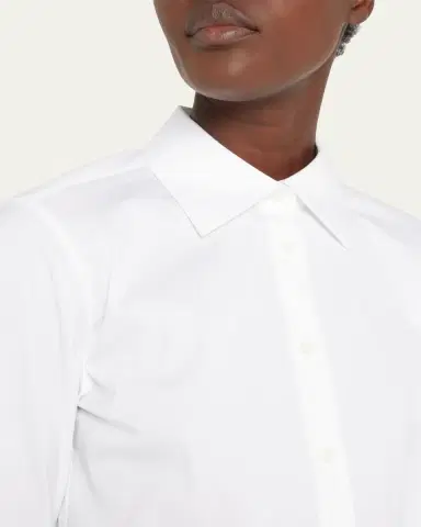Lafayette 148 New York Button-Down Spread-Collar Shirt | Thumbnail 5 Lafayette 148 New York Button-Down Spread-Collar Shirt | Thumbnail 5