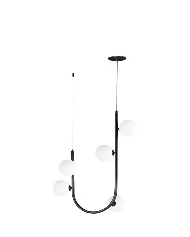 Studio M Nina Magon Design from Contour 5-Light Cord Hung Pendant 3000K