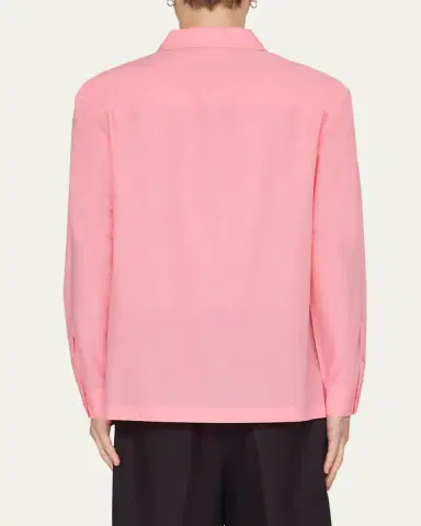 3.1 Phillip Lim Men's Semi-Sheer Sport Shirt | Thumbnail 3