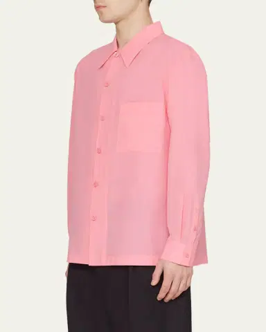 3.1 Phillip Lim Men's Semi-Sheer Sport Shirt | Thumbnail 4