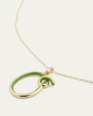 Bea Bongiasca Enamel Letter Necklace | Thumbnail 3 Bea Bongiasca Enamel Letter Necklace | Thumbnail 3
