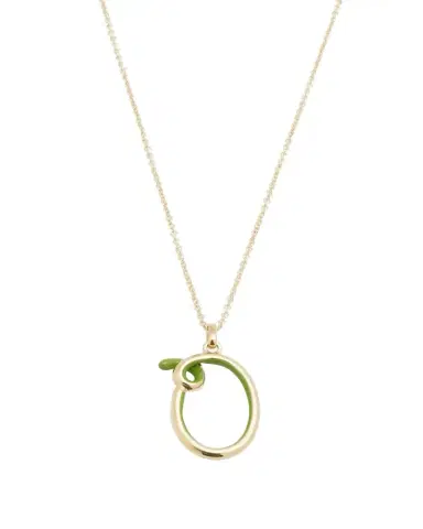 Bea Bongiasca Enamel Letter Necklace | Thumbnail 1 Bea Bongiasca Enamel Letter Necklace | Thumbnail 1