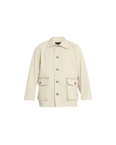 3.1 Phillip Lim Men's Twill Button-Front Chore Coat | Thumbnail 1 3.1 Phillip Lim Men's Twill Button-Front Chore Coat | Thumbnail 1